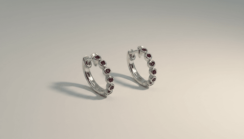 Hoops Rubíes