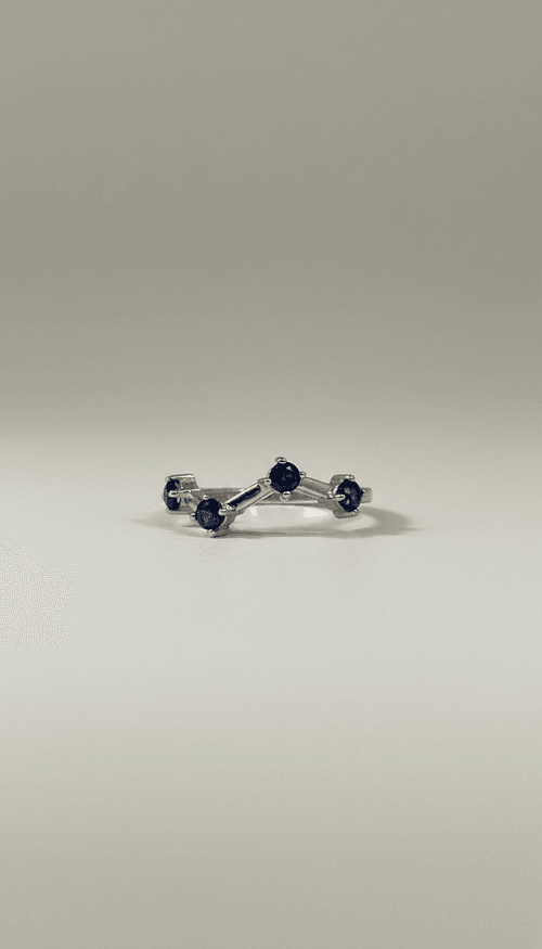 Anillo Constelación de Zafiros