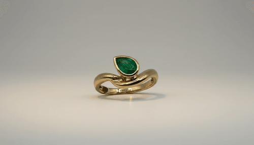 Anillo Esmeralda Serpiente