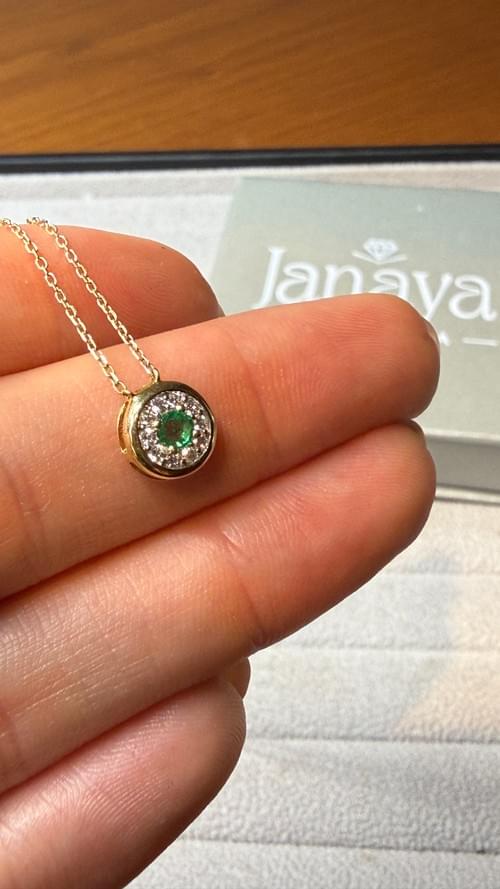 Dije Esmeralda & Diamantes