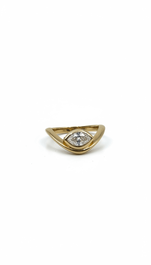 Anillo Pinky Éclat Navette