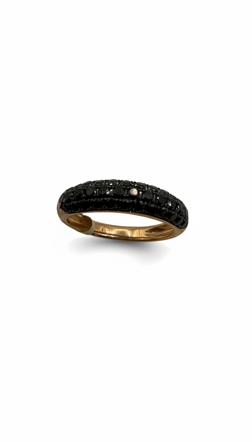 Anillo Diamantes Negros