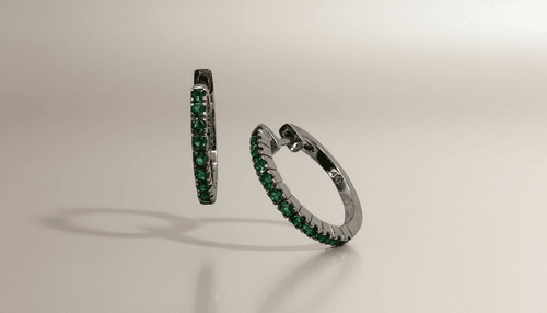 Arracadas de Esmeraldas