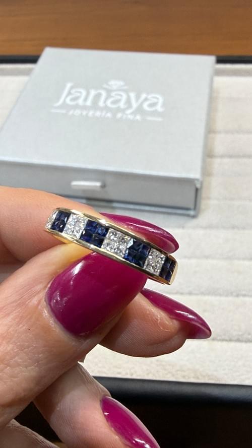 Anillo Mosaico Saphir