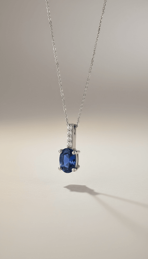 Dije de Zafiro & Diamantes