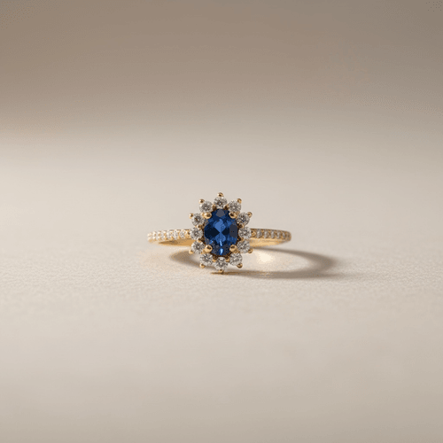 Anillo Aura Real Zafiro