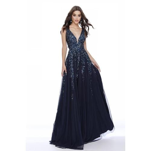 Robe de soirée sexy et glamour à sequins