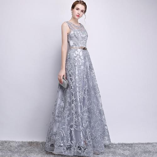 Robe de Demoiselle d'Honneur étincelante