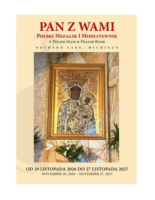 Pan Z Wami - Polish Mass and Prayer Book (Orders Up to 9 Copies )