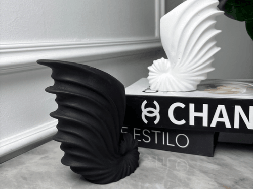 Le vase coquille d’ailes