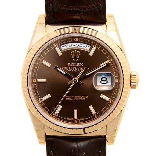 全新 ROLEX 勞力士 星期日曆型 DAY-DATE 118135BR