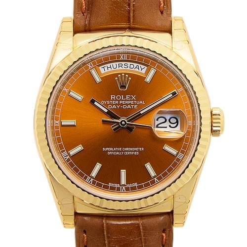 全新 ROLEX 勞力士 星期日曆型 DAY-DATE 118138BR