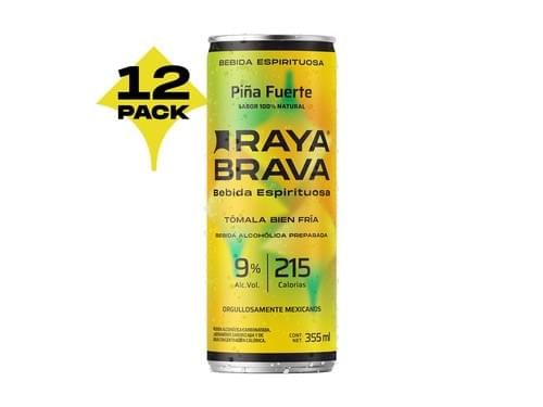 Raya Brava Piña Fuerte - 12 pack (9% Alcohol)