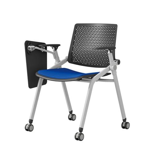 Foldable Training Chairs with Table & Wheels 834
