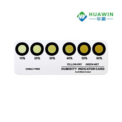Yellow Cobalt‑Free Humidity Indicator Card