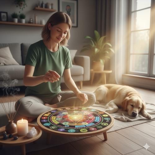 Sessão de Mesa Radionica ao Pet