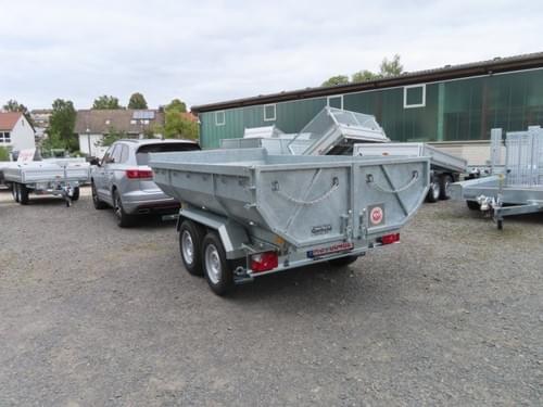 Muldenkipper - Gerhold Stahl Muldenkipper, 3,5 to. Auffahrschienen