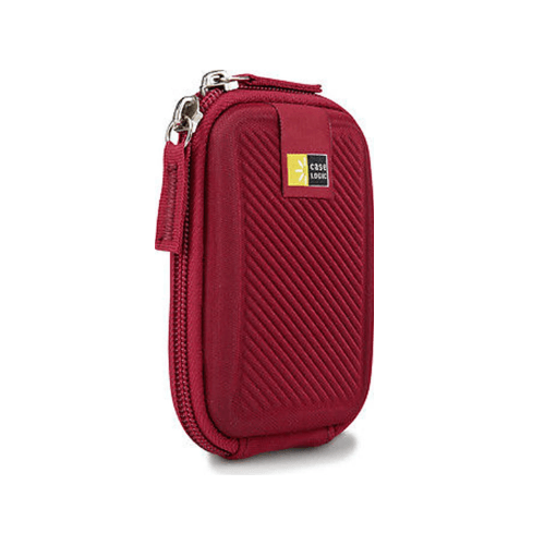 Case Logic Molded EVA Camera Case w/Groove Pattern, Lanyard, Soft Lining- ECC101- Magenta