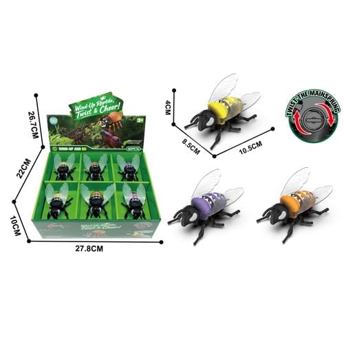 DK01769886 Clockwork Chain Crawling Bee (solid color) 12 pieces/box