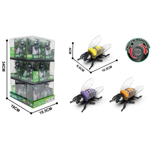 DK01769916 Clockwork Chain Crawling Bee (solid color)