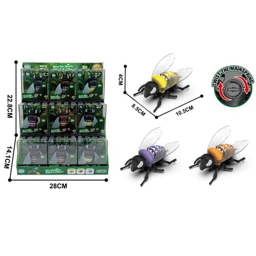 DK01769906 Clockwork Chain Crawling Bee (solid color)