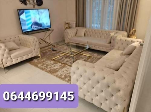 Neuf canapé complet 3+2+1 Anti-tâche