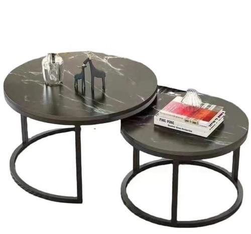 Table basse ronde au design élégant