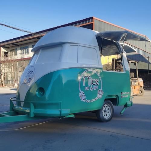 Mini electric food truck for street catering
