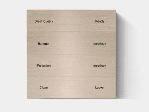 Metal Gold KNX panel