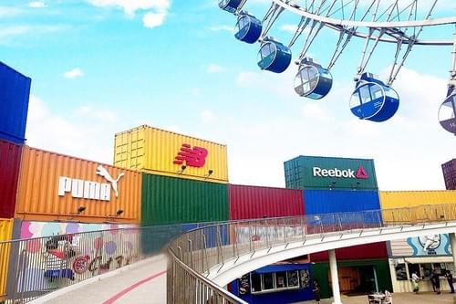 宮源眼科+彩虹眷村+中社觀光花市+台中港OUTLET+高美濕地+逢甲觀光夜市 1日包車遊