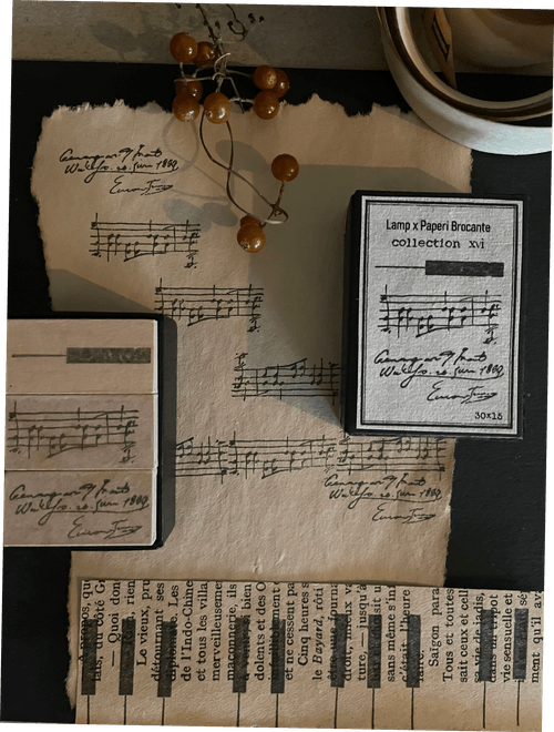 Original stamp set #16 -Piano-