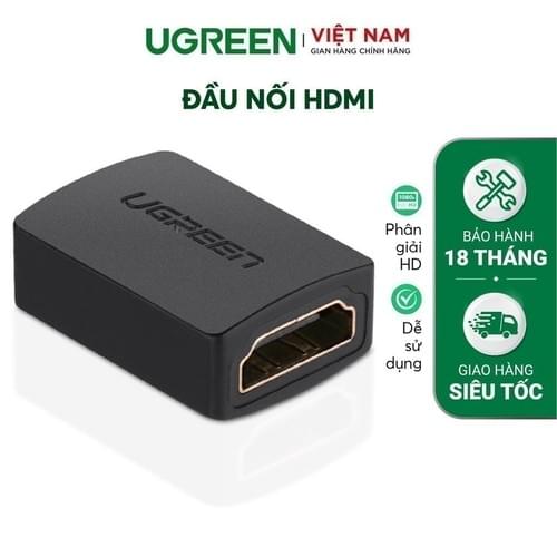 Đầu nối HDMI cái sang HDMI cái UGREEN 20107 90592 HDMI 2.1 hỗ trợ 8K hỗ trợ eARC 3D HDR | Chính hãng
