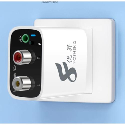 YS-06 Bộ thu Bluetooth 5.3 âm thanh chất lượng cao cho loa âm ly stereo cắm điện 220v cổng AUX 3.5mm