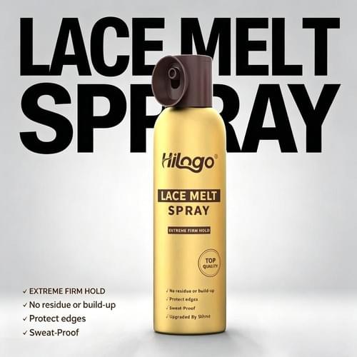 Lace Melting Spray – Strong Hold, Invisible Finish for Lace Wigs