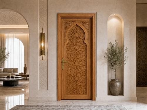 Classic Luxury Villa Bedroom Door: AT-ZD- HH-03 — Timeless Elegance and