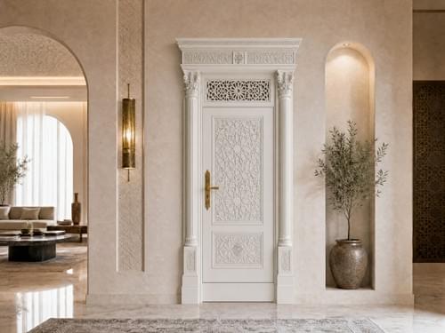 Classic Luxury Villa Bedroom Door: AT-ZD- HH-01 — Timeless Elegance and
