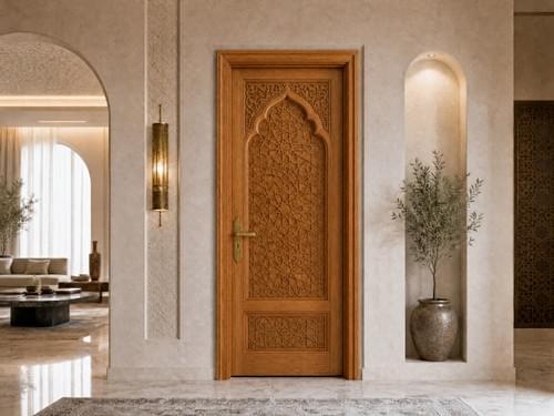Classic Luxury Villa Bedroom Door: AT-ZD- HH-02 — Timeless Elegance and