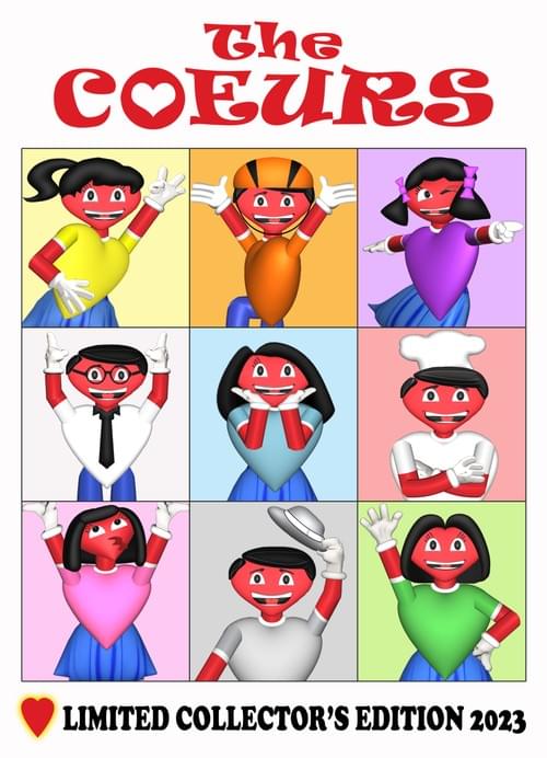 Édition limitée de l'affiche THE COEURS