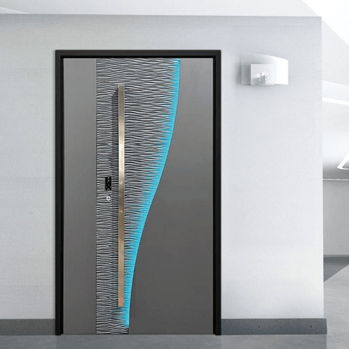 Premium Luxury Heavy Duty Aluminum French Exterior Residential Security Door