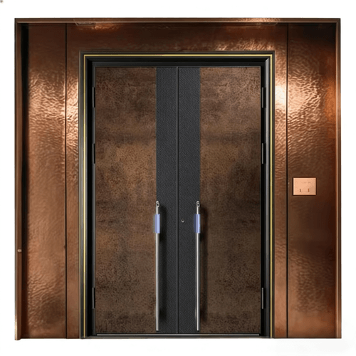 Aluminum Alloy Anti-Theft Exterior Double Entry Door