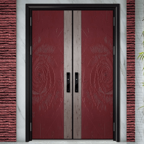 Custom Luxury French Exterior Heavy Duty Aluminum Pivot Doors