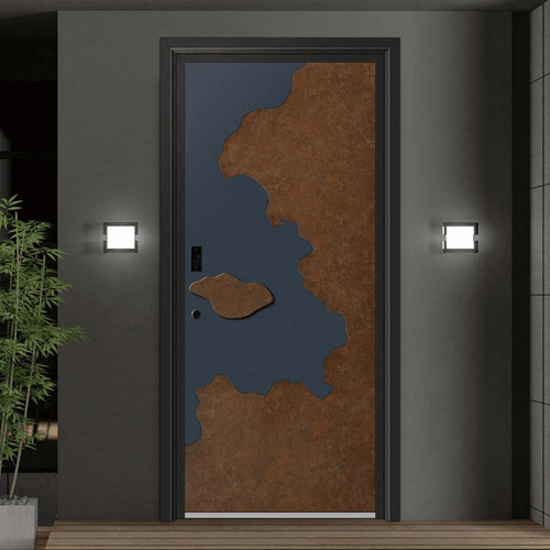 Modern Design Aluminum Alloy Thermal Break Front Entrance Door