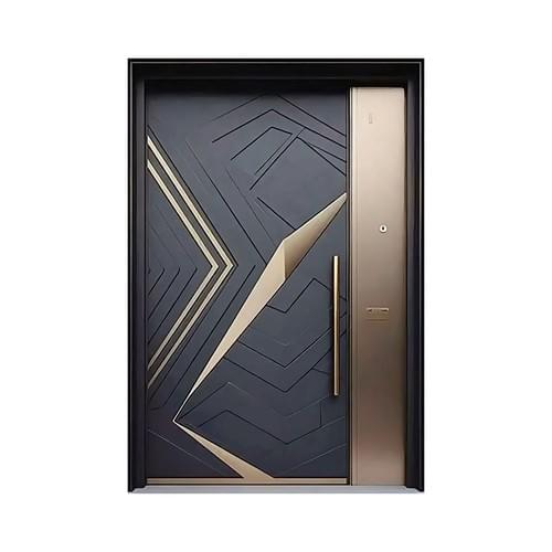 Custom Modern Design Anti-Theft Aluminum French Door