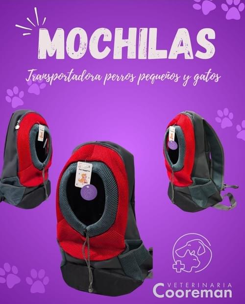 Mochilas transportadoras para perros y gatos
