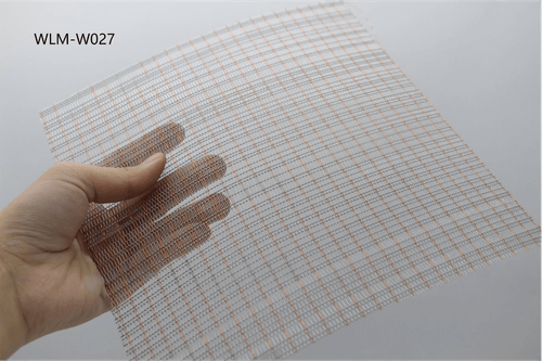 WLM-W027 Bi-Color Woven Metal Fabric | Copper & Stainless Steel Mesh