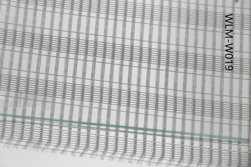 Linear Cable Stainless Steel Wire Mesh Interlayer for Architectural Laminated Glass