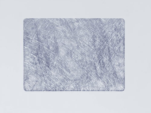 Decorative Glass Laminating Fabric Ice Blue Cross Hatch