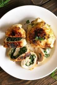 Chicken Breast Stuffed with Spinach and Goat Cheese