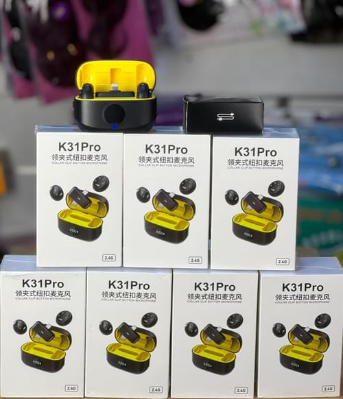 K31 2-in-1 Plug-and-Play Pro Dual Wireless Microphone