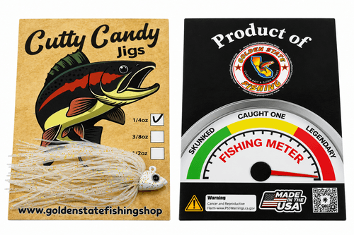Cutty Candy Jigs (Snow White) 1/4oz 3/8oz 1/2oz